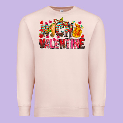 Nacho Valentine Premium Sweatshirt Designed By Cowhidedigitalart