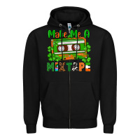 Black St. Patrick's Day make me a mixtape Zipper Hoodie - FaDigitalArtStudio