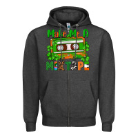 Charcoal Heather St. Patrick's Day make me a mixtape Zipper Hoodie - FaDigitalArtStudio