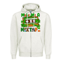 Oatmeal Heather St. Patrick's Day make me a mixtape Zipper Hoodie - FaDigitalArtStudio