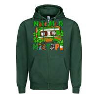 Sports Green St. Patrick's Day make me a mixtape Zipper Hoodie - FaDigitalArtStudio