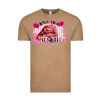 Vintage Coffee Valentine Sloth Vintage Tee - Bettercallsaul