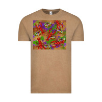 Vintage Coffee mardi gras crawfish king cake Vintage Tee - RanaPortraitStore