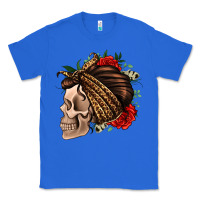 True Royal leopard bandana and roses skull Classic Tee - Jasminsmagicworld