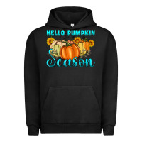Pigment Black hello pumpkin season Urban Hoodie - Artiststas
