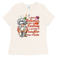 Bone patience a dash of kindness Ladies Tee - NancyCooperArtShop