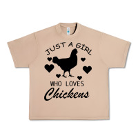 Burro Just A Girl Who Love Chickens Urban Heavy Tee - Bettercallsaul