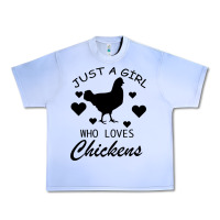 Grape Ice Just A Girl Who Love Chickens Urban Heavy Tee - Bettercallsaul