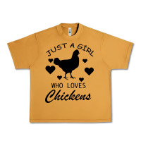 Peanut Butter Just A Girl Who Love Chickens Urban Heavy Tee - Bettercallsaul