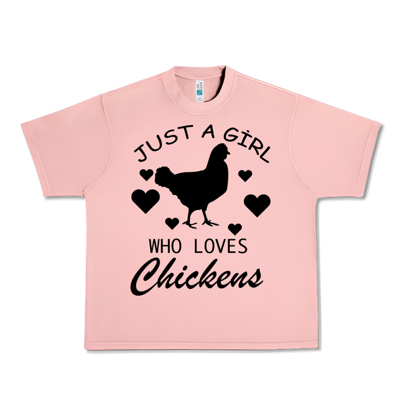 Just A Girl Who Love Chickens Urban Heavy Tee by Bettercallsaul | Teevron
