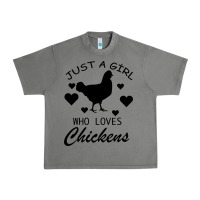 Tornado Just A Girl Who Love Chickens Urban Heavy Tee - Bettercallsaul