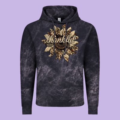 Thankful Sunflower Vintage Hoodie Designed By Bettercallsaul