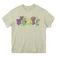 Mossy nurse mardi gras Heavy Core Tee - MaliasSmallBusiness