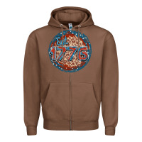Chestnut Est. 1776 Zipper Hoodie - FaDigitalArtStudio