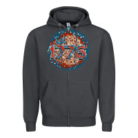 Smoke Est. 1776 Zipper Hoodie - FaDigitalArtStudio