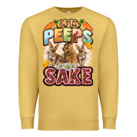 Antique Gold Oh for peeps sake Easter Day Premium Sweatshirt - LillyAllenDesigns