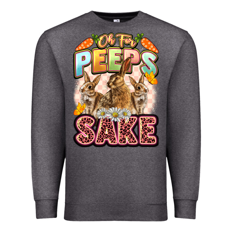 Oh For Peeps Sake Easter Day Premium Sweatshirt by LillyAllenDesigns | Teevron