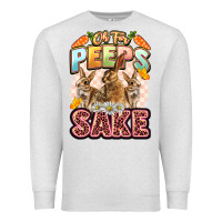 Oatmeal Heather Oh for peeps sake Easter Day Premium Sweatshirt - LillyAllenDesigns