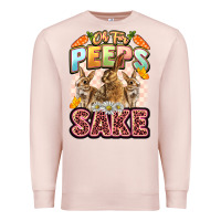Pale Pink Oh for peeps sake Easter Day Premium Sweatshirt - LillyAllenDesigns