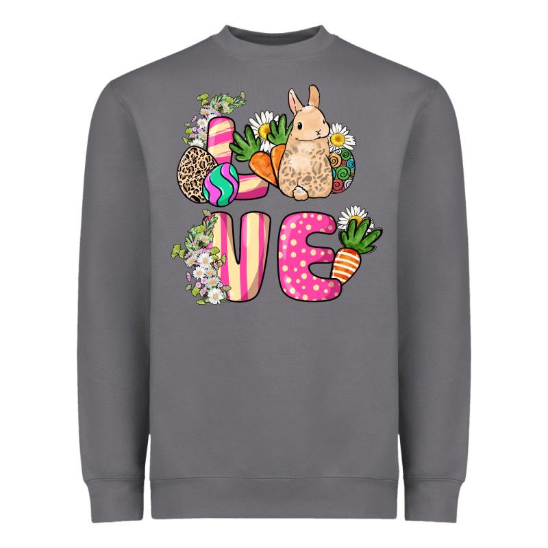 Love Easter Day Heavyweight Sweatshirt by HowdyJamesFarm | Teevron