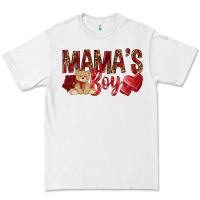 White mamas boy with leopard Premium Tee - NancyCooperArtShop