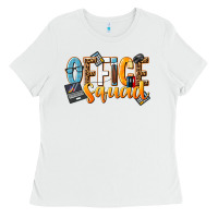 White office squad Ladies Tee - NancyCooperArtShop