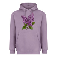 Lavender Purple Lilac Flower Heavyweight Hoodie - LillyAllenDesigns