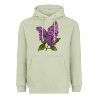 Purple Lilac Flower Heavyweight Hoodie | Teevron