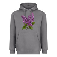Storm Purple Lilac Flower Heavyweight Hoodie - LillyAllenDesigns