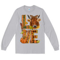 Moon Dust Love fall cow Long Sleeve Tee - NancyCooperArtShop