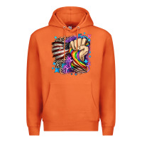 Carrot LGBTQ+ and American flag Premium Hoodie - FaDigitalArtStudio