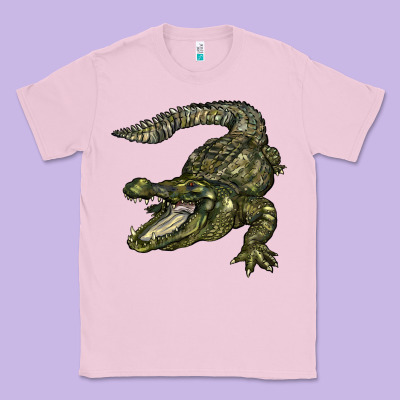 Alligator Classic Tee Designed By Barkaloodesign
