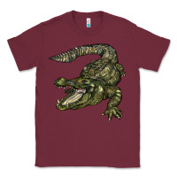Burgundy alligator Classic Tee - BarkalooDesign