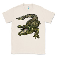 Natural alligator Classic Tee - BarkalooDesign