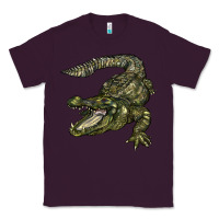 Plum alligator Classic Tee - BarkalooDesign