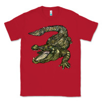 Red alligator Classic Tee - BarkalooDesign