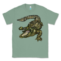 Sage alligator Classic Tee - BarkalooDesign