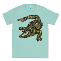 Seafoam alligator Classic Tee - BarkalooDesign