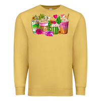 Antique Gold Stuck On You Cup Premium Sweatshirt - CowhideDigitalArt