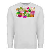 Dove Grey Stuck On You Cup Premium Sweatshirt - CowhideDigitalArt