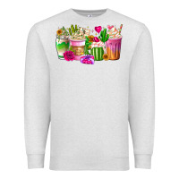 Oatmeal Heather Stuck On You Cup Premium Sweatshirt - CowhideDigitalArt