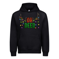 Black Oh deer christmas Urban Hoodie - Artiststas