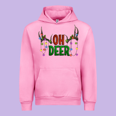 Oh Deer Christmas Urban Hoodie Designed By Artiststas