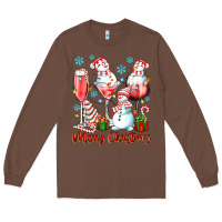 Chestnut merry christmas wine glasses Long Sleeve Tee - texasbilliewilder