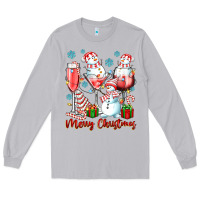 Moon Dust merry christmas wine glasses Long Sleeve Tee - texasbilliewilder