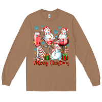 Toasted Coconut merry christmas wine glasses Long Sleeve Tee - texasbilliewilder