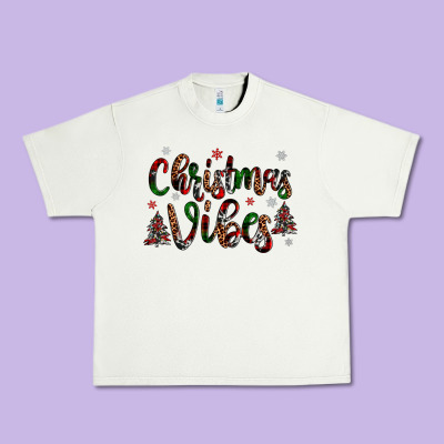 Christmas Vibes Urban Heavy Tee Designed By Jahusdesignshop