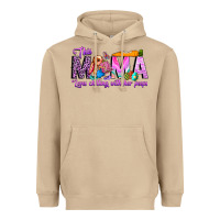 Mushroom This Mama is chilling with her Heavyweight Hoodie - CowhideDigitalArt