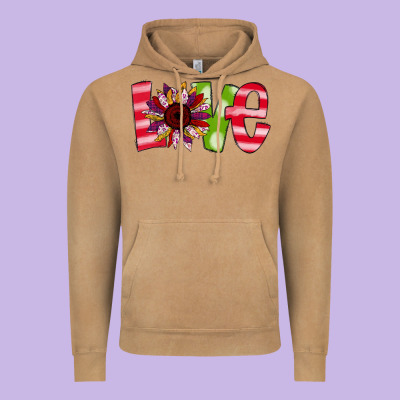 Love Sunflower Vintage Hoodie Designed By Bettercallsaul
