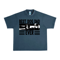 Midnight Navy Best dog dad ever Urban Heavy Tee - Bettercallsaul
